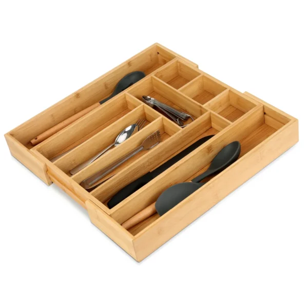 Bamboo Cutlery Tray - Image 2